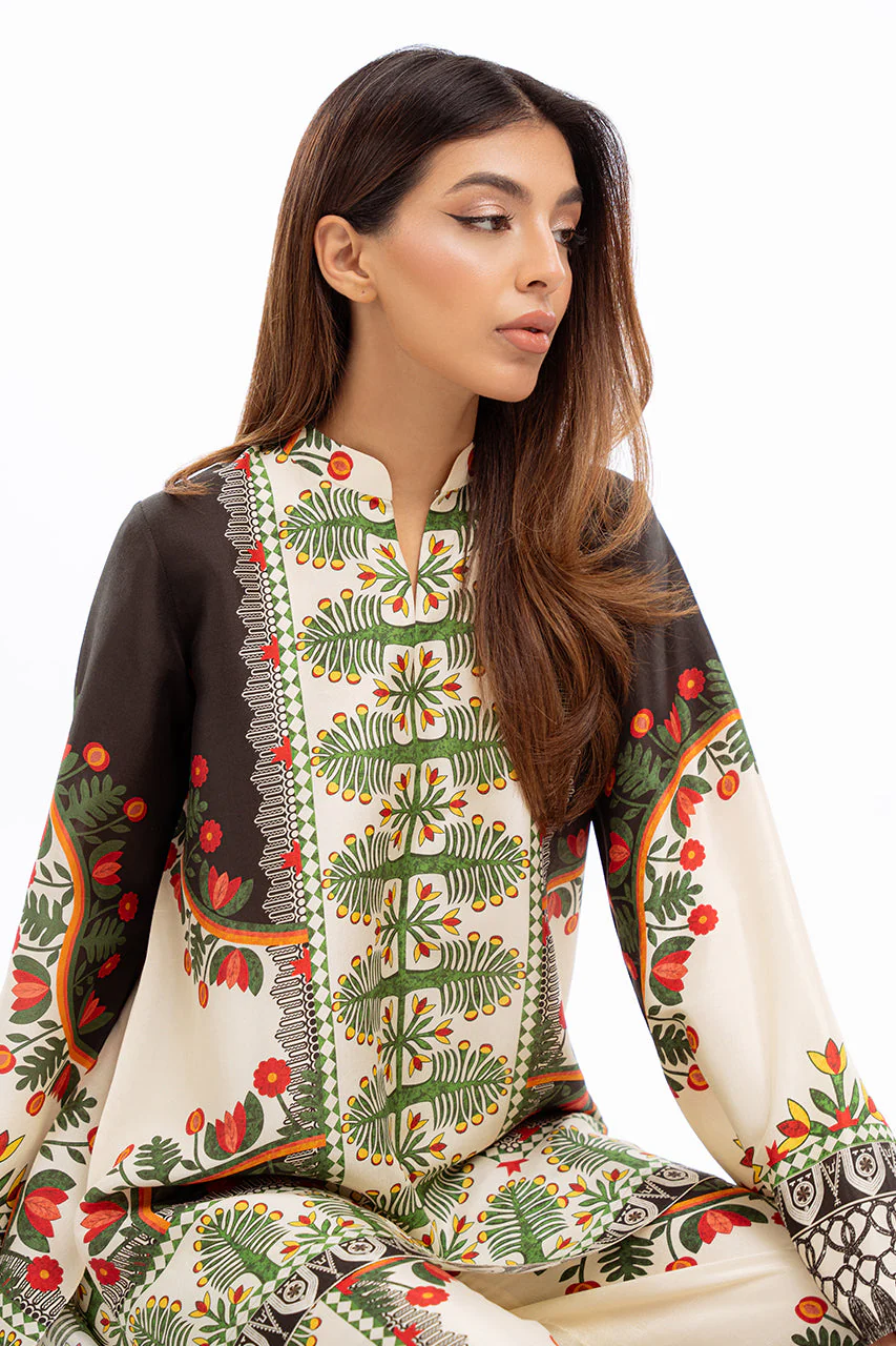 Zariah Ethnic Bloom Co-ord Set