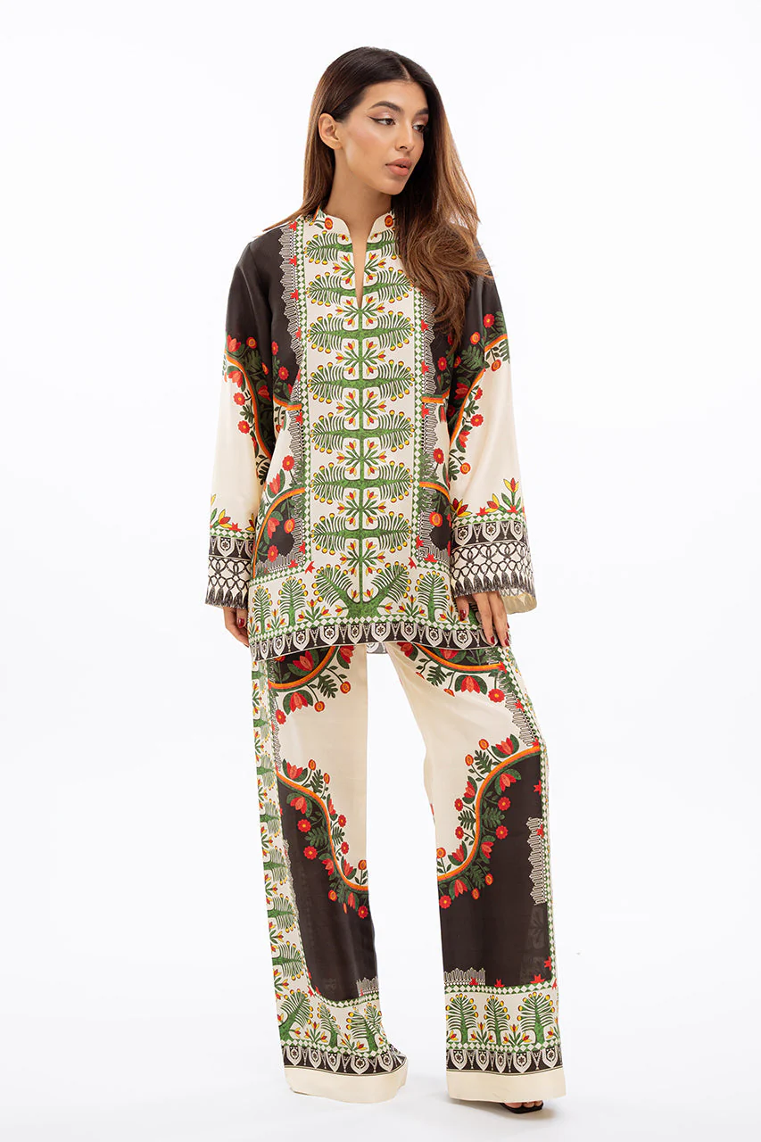 Zariah Ethnic Bloom Co-ord Set