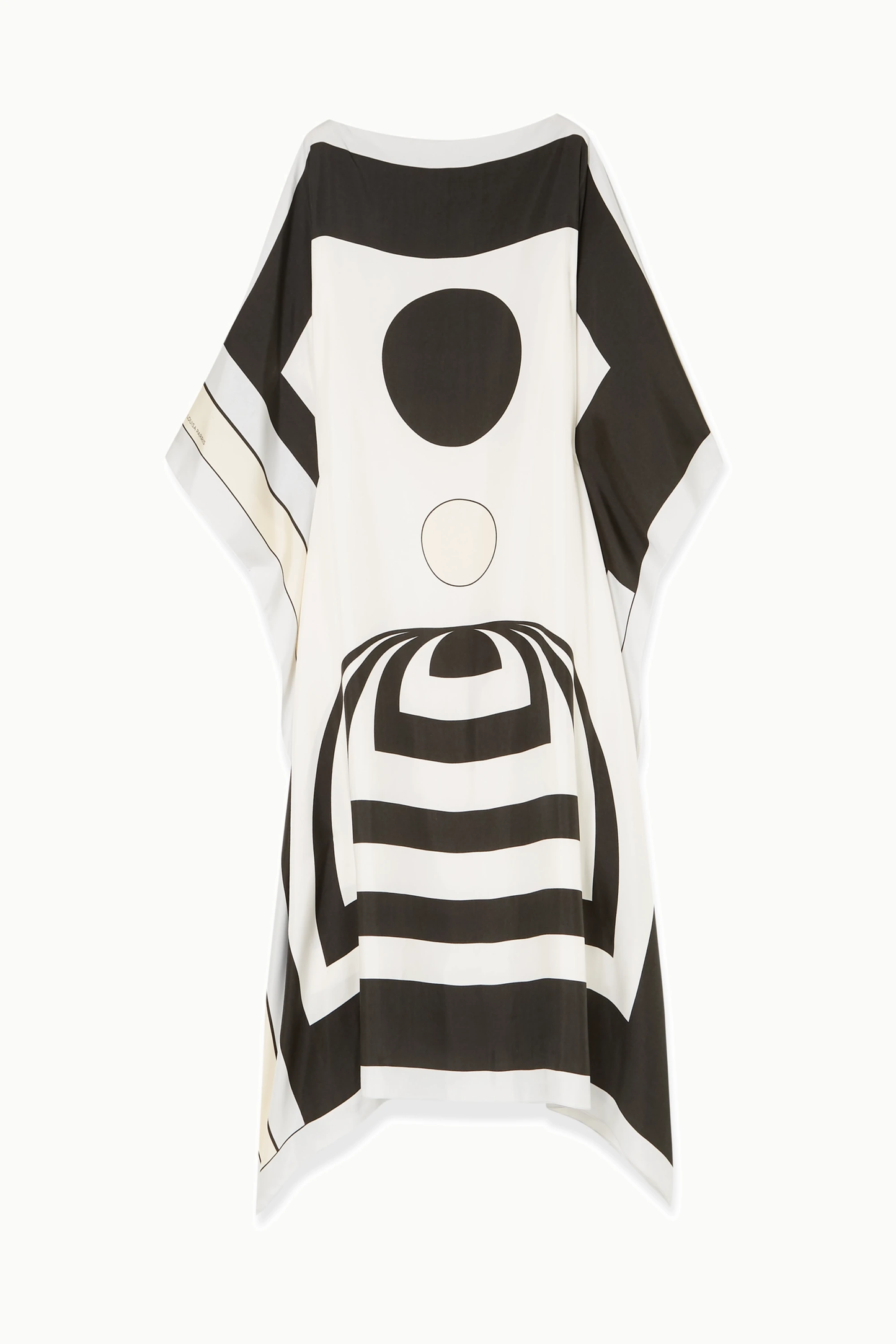 Monochrome Muse Silk Kaftan