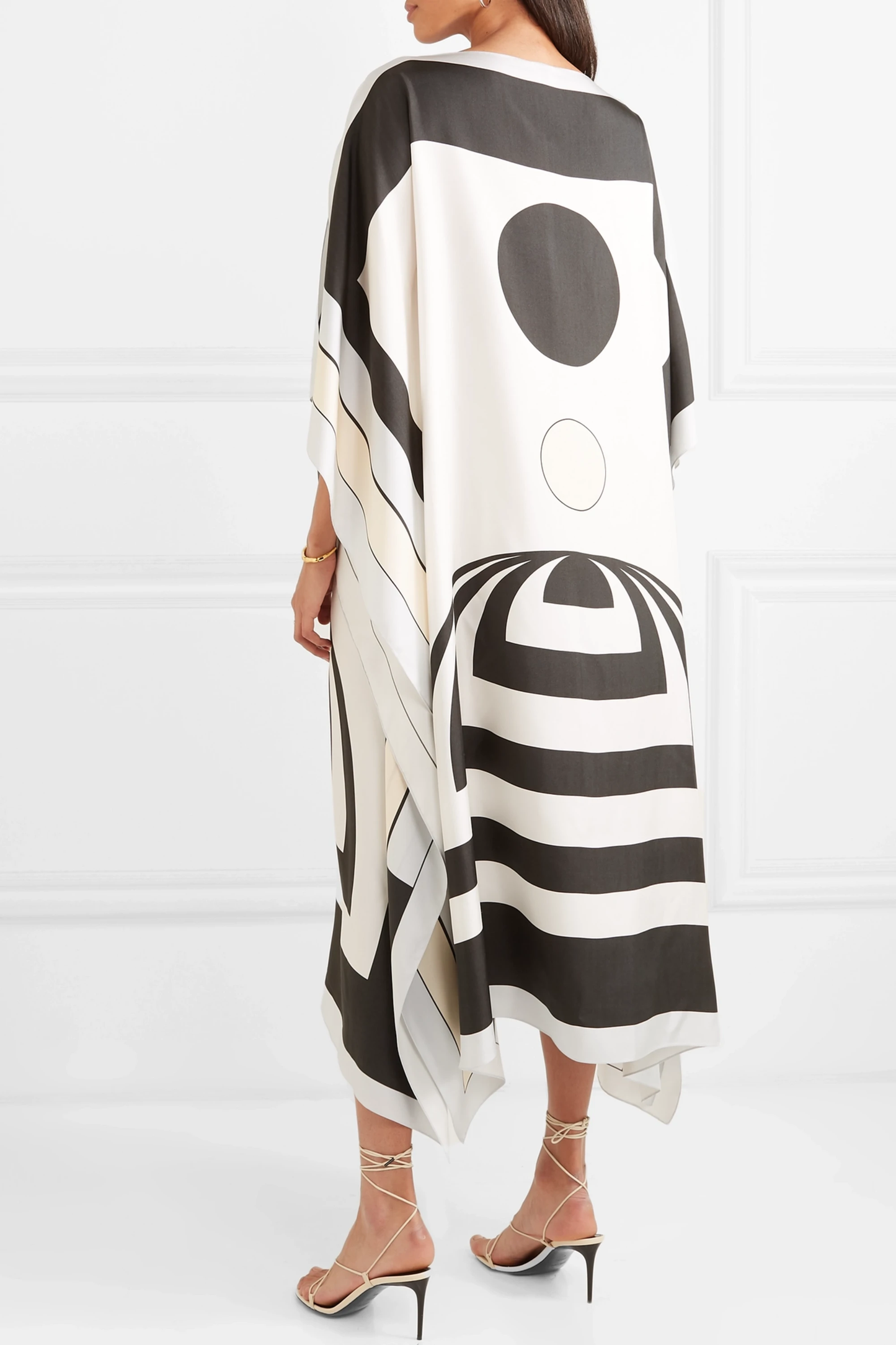 Monochrome Muse Silk Kaftan