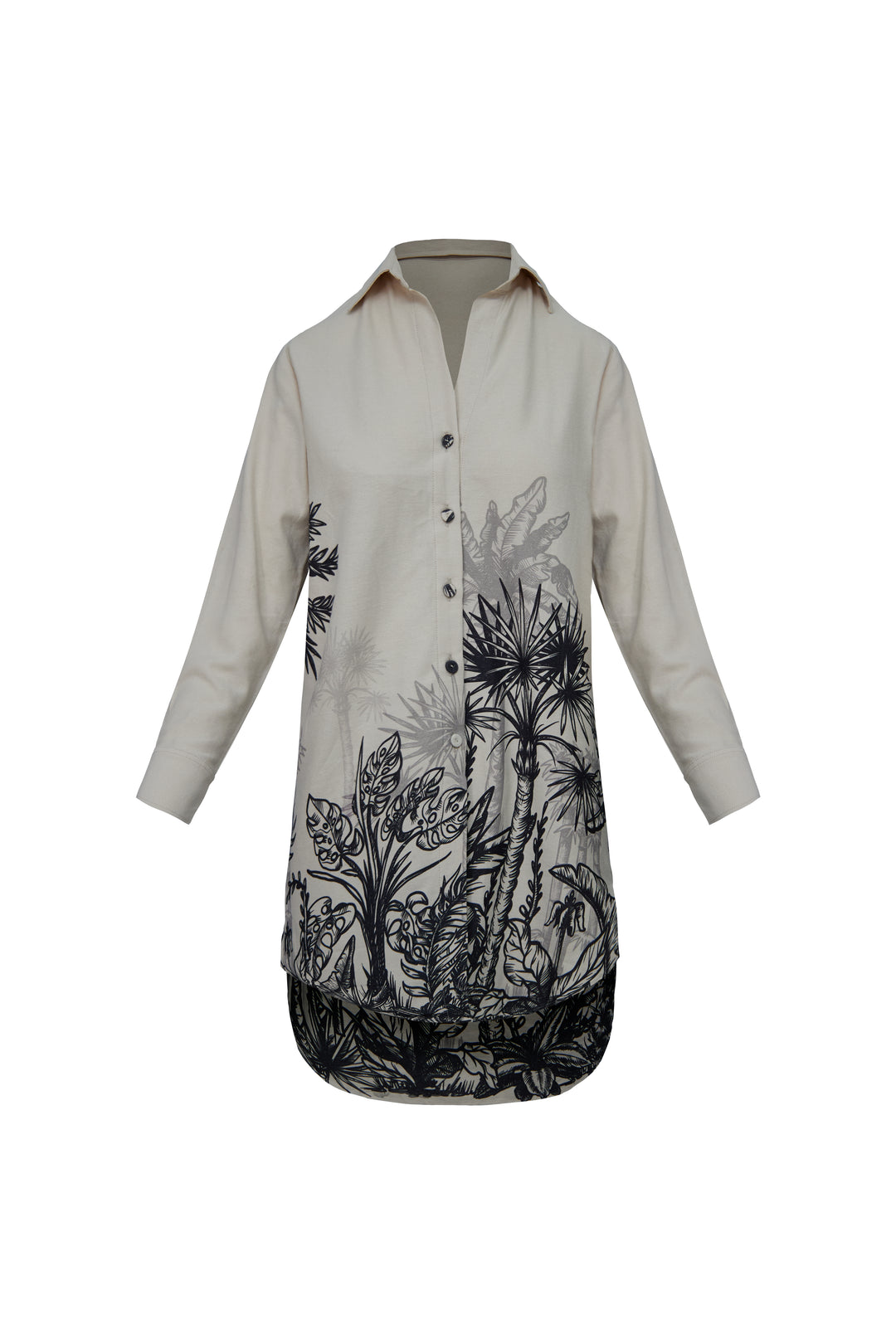 Noir Botanica Shirt Tunic