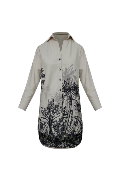Noir Botanica Shirt Tunic